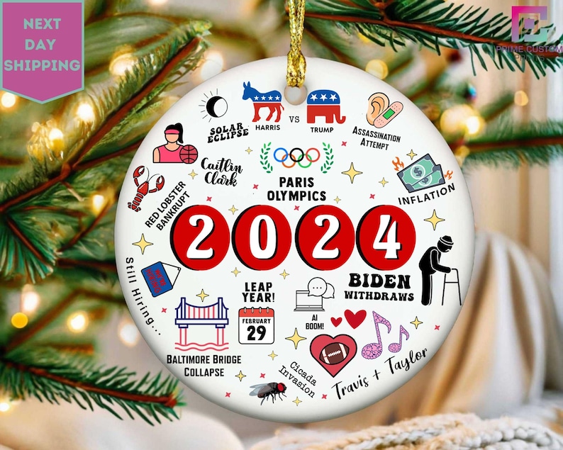 2024 Ornament Year in Review, Notable Events, Trump